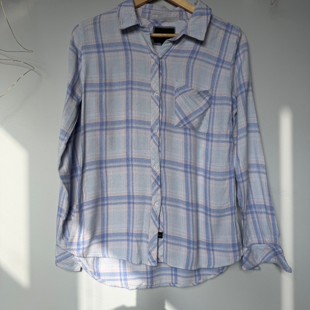 Rails plaid button down